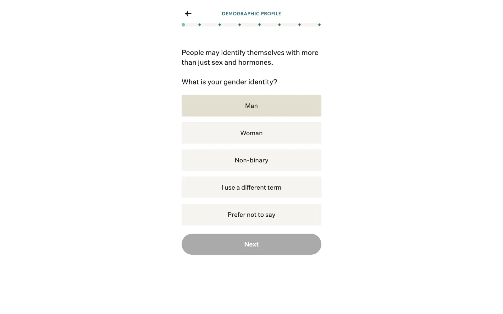 Noom onboarding 第三步